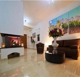 4 bedroom hilltop villa with pool near Jesenice, sleeps 8